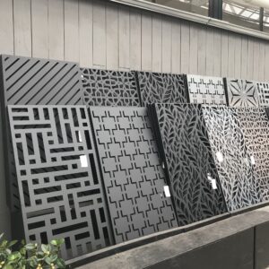 Bộ panel mẫu CNC kim loại sơn đen