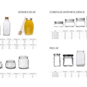 Hũ thủy tinh vuông 730ml nắp kim loại