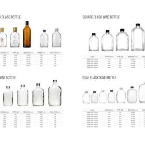 Chai thủy tinh rượu vuông 500ml GWB-500-470101