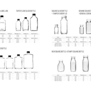 GWB-200-200101 – Chai thủy tinh thân phình cổ thắt 200ml