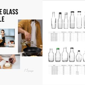 Chai thủy tinh nước sốt 510ml GSB-510-300R01